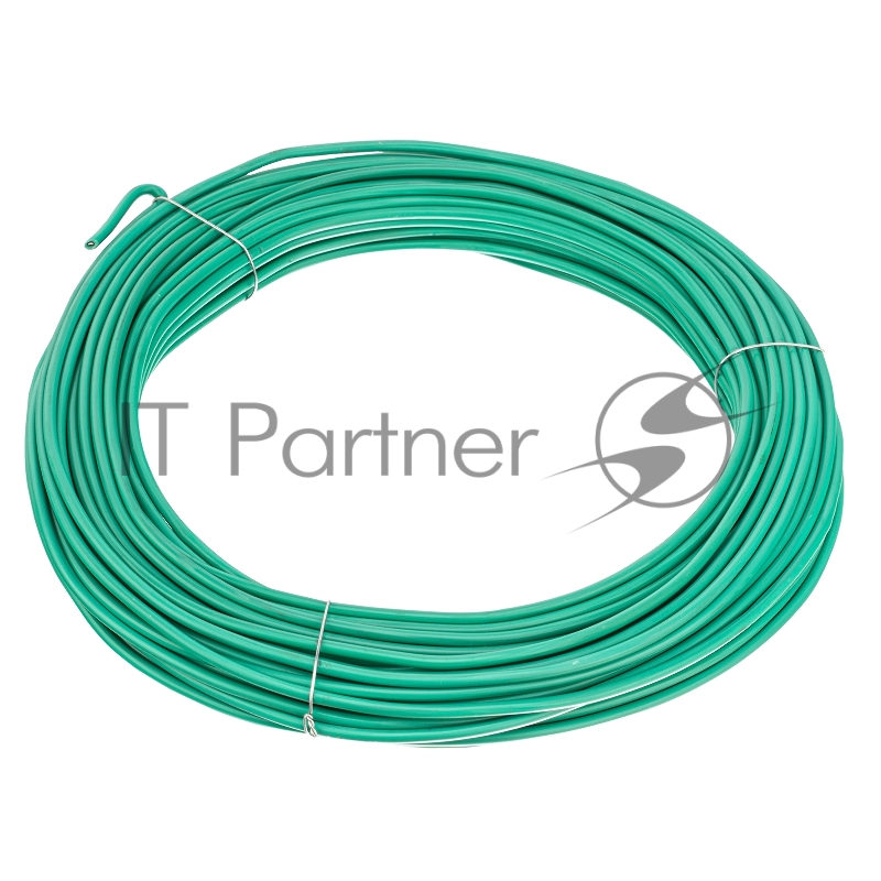 Проволока СИБРТЕХ для подвязки,стальная в ПВХ зелёный 25 м 64380