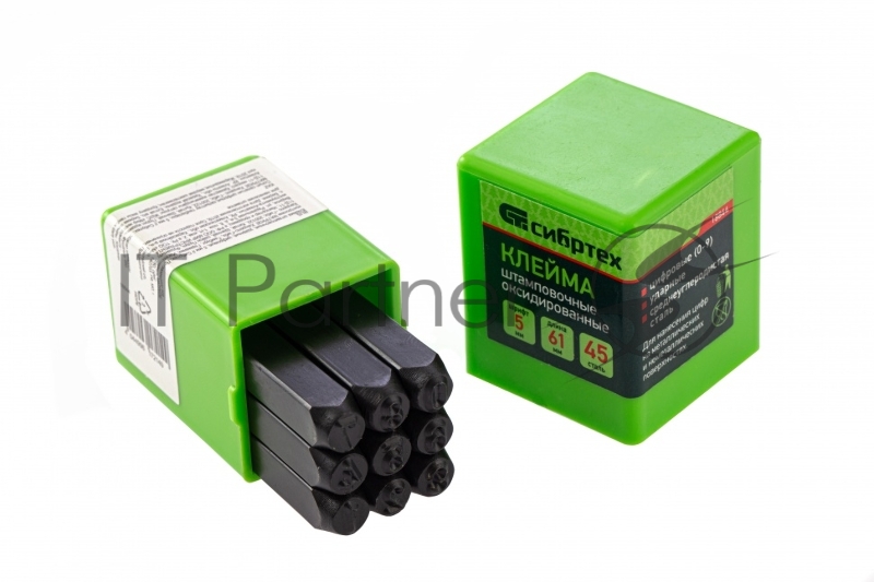 Клейма штамповочные СИБРТЕХ , ударные, цифровые, 5 мм // 18844