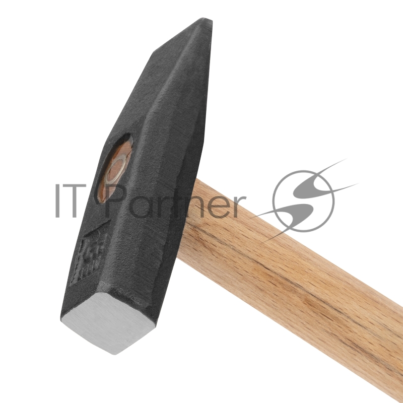 Молоток слесарный СИБРТЕХ , 300 г, квадратный боек, деревянная рукоятка 10214