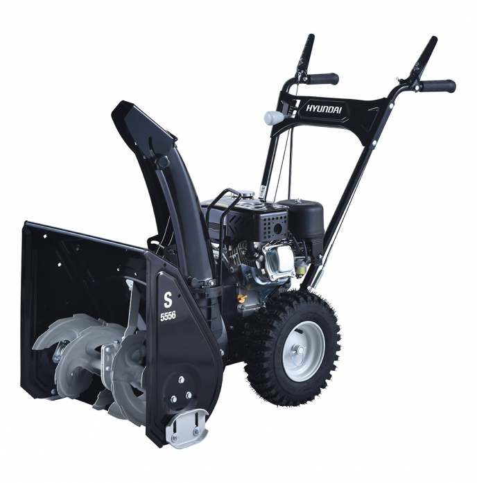 Снегоуборочная техника HYUNDAI S 5556 Снегоуборщик { ICW160, 4-тактный, 5,5 л.с./163 см?, скорость 4 вперед/2 назад, 530 мм, 57 кг }