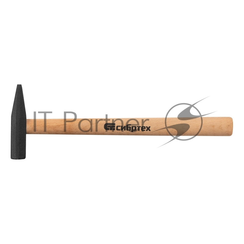 Молоток СИБРТЕХ слесарный, 200 г, квадратный боек, деревянная рукоятка 10211