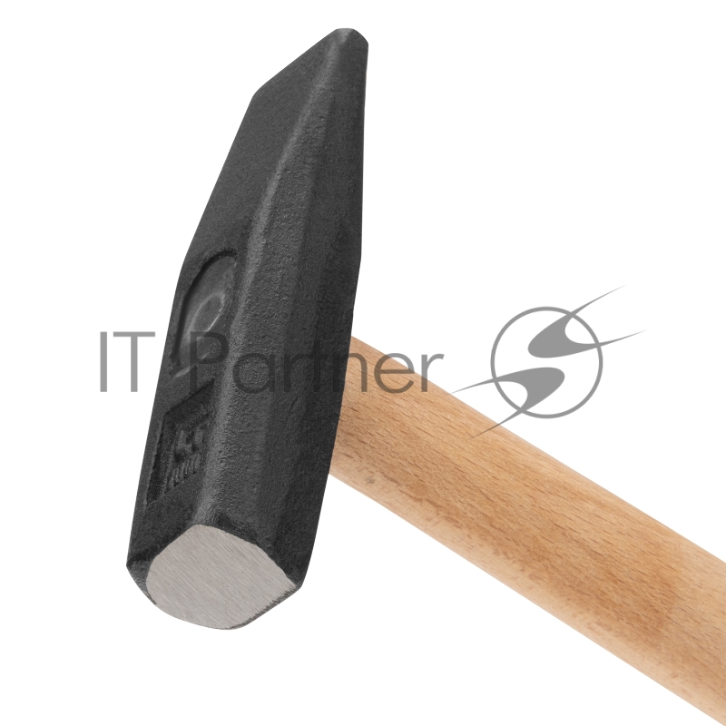 Молоток СИБРТЕХ слесарный, 200 г, квадратный боек, деревянная рукоятка 10211