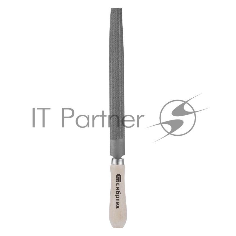 Напильник СИБРТЕХ ,200 мм,полукруглый,деревянная ручка//16326