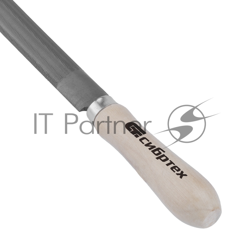 Напильник СИБРТЕХ ,200 мм,полукруглый,деревянная ручка//16326