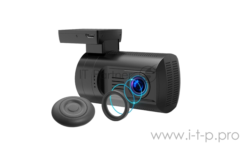 Видеорегистратор TrendVision Mini 4K Wi-Fi черный 2160x3840 2160p 160гр. GPS внутренняя память:2Gb NT96670