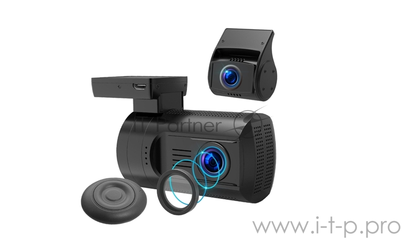 Видеорегистратор TrendVision Mini 4K Wi-Fi 2CH PRO черный 2160x3840 2160p 160гр. GPS внутренняя память:2Gb NT96670