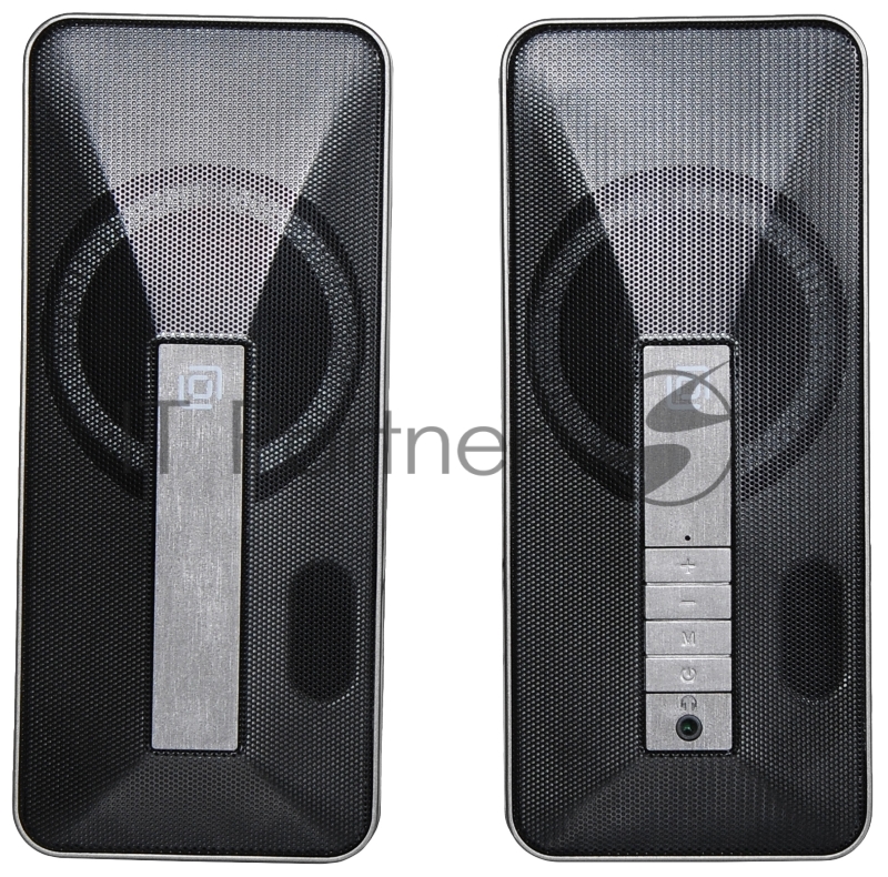 Колонки Оклик OK-130 2.0 черный 20Вт BT портативные