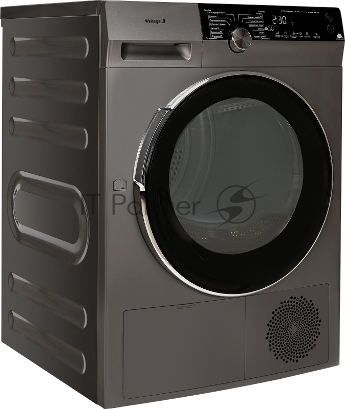 Сушильная машина Weissgauff WD 599 DC Inverter Heat Pump Silver кл.энер.:A+++ макс.загр.:9кг серебристый