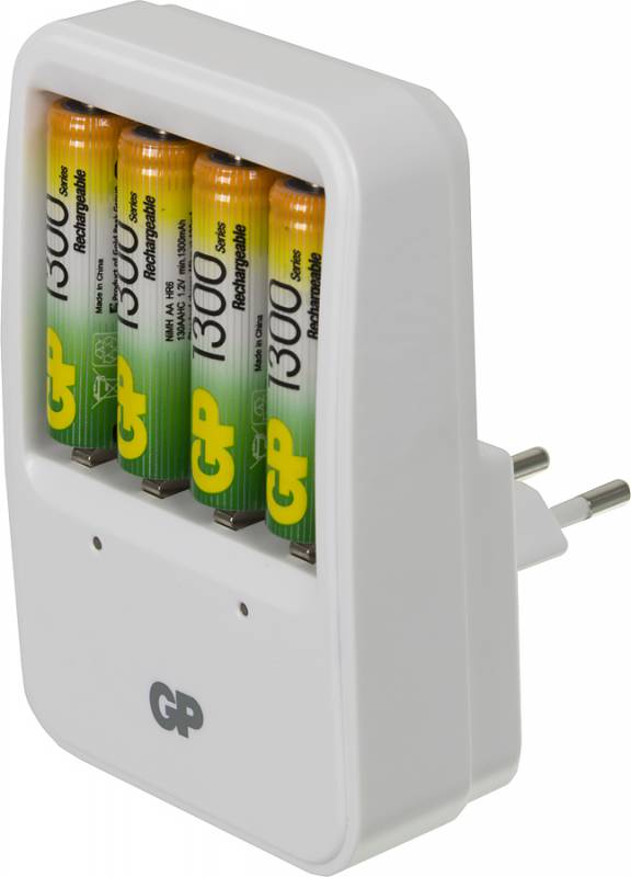 Аккумулятор + зарядное устройство GP PowerBank PB420GS130 AA NiMH 1300mAh (4шт)
