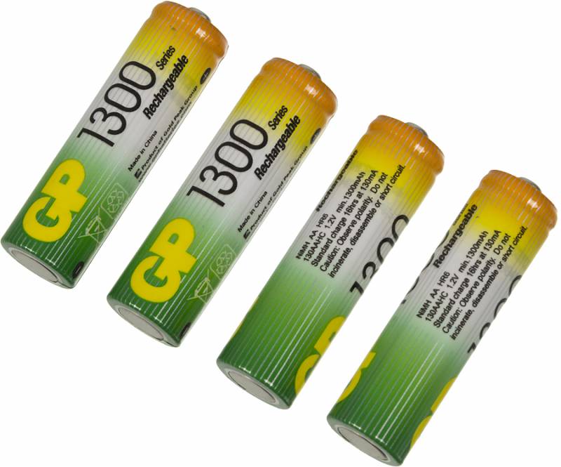 Аккумулятор + зарядное устройство GP PowerBank PB420GS130 AA NiMH 1300mAh (4шт)