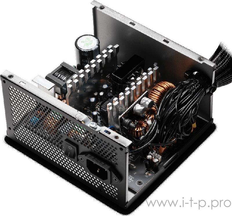 Игровой блок питания чёрный XPG PYLON450B-BLACKCOLOR (450 Вт, PCIe-2шт, ATX v2.31, Active PFC, 120mm Fan, 80 Plus Bronze)