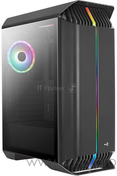 Корпус Aerocool Gladiator Duo-G-BK-v1 черный без БП ATX 3x120mm 2xUSB3.0 audio bott PSU