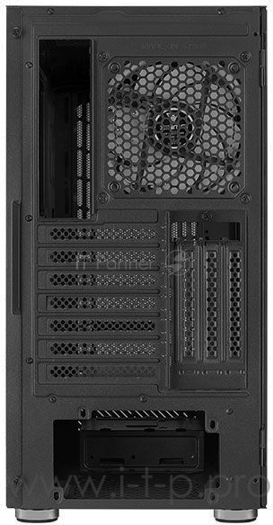 Корпус Aerocool Graphite-G-BK-v2 черный без БП ATX 3x140mm 2xUSB3.0 audio