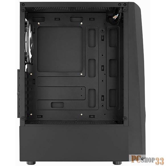 Корпус Aerocool Wave-G-BK-v2 черный без БП mATX 3x120mm 1xUSB2.0 2xUSB3.0 audio