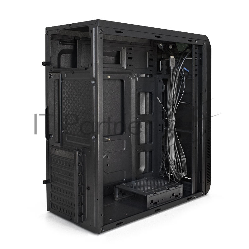 Корпус Miditower ExeGate EX287366RUS XP-334UC-XP350 (ATX, XP350 с вент. 12см, 1*USB+1*USB3.0+1*TypeC, аудио, черный)