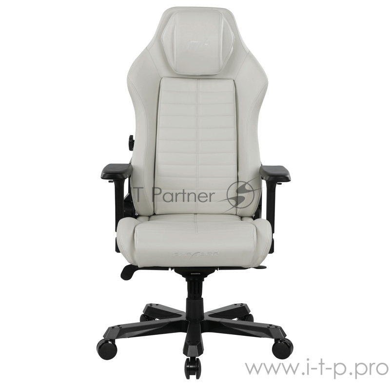 Игровое кресло белое DXRacer Master Iron (DMC/IA233S/W, кожа-PU, регулируемый угол наклона, мультиблок)