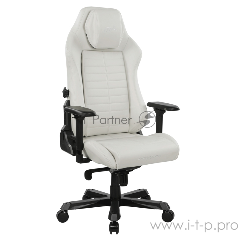 Игровое кресло белое DXRacer Master Iron (DMC/IA233S/W, кожа-PU, регулируемый угол наклона, мультиблок)