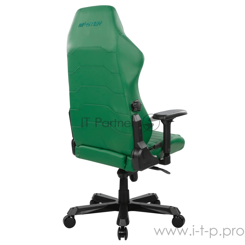 Игровое кресло зелёное DXRacer Master Iron (DMC/IA233S/E, кожа-PU, регулируемый угол наклона, мультиблок)
