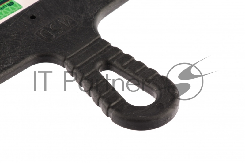 Шпатель СИБРТЕХ из нержавеющей стали,450 мм,зуб 8x8 мм,пластмассовая ручка //85479