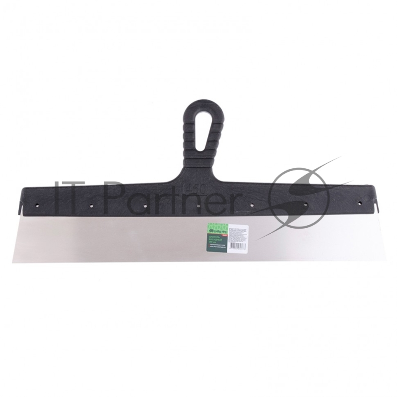 Шпатель СИБРТЕХ фасадный из нержавеющей стали,450 мм,пластмассовая ручка //85450