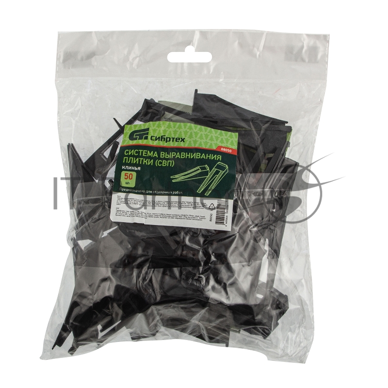Система СИБРТЕХ выравнивания плитки СВП - клин 50 шт. пакет ПЭНД// СИБРТЕХ 88050