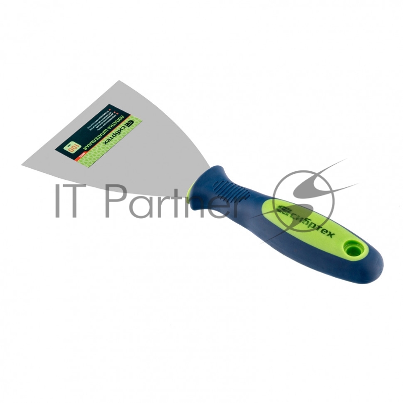 Шпательная СИБРТЕХ лопатка из нержавеющей стали, 100 мм, 2-комп. ручка 85526