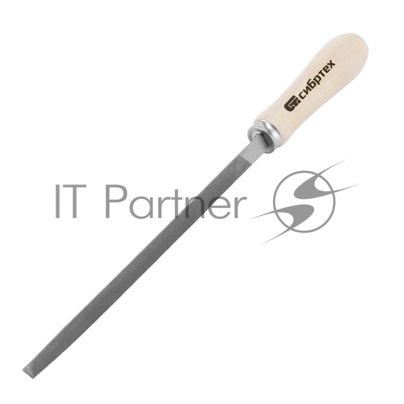 Напильник СИБРТЕХ ,200 мм,трехгранный,деревянная ручка//16026