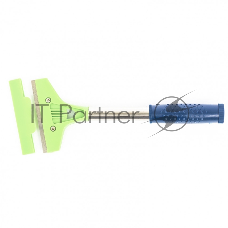 Скребок СИБРТЕХ , фиксированное лезвие, 100мм металлич, обрезиненная ручка, 300мм 79542