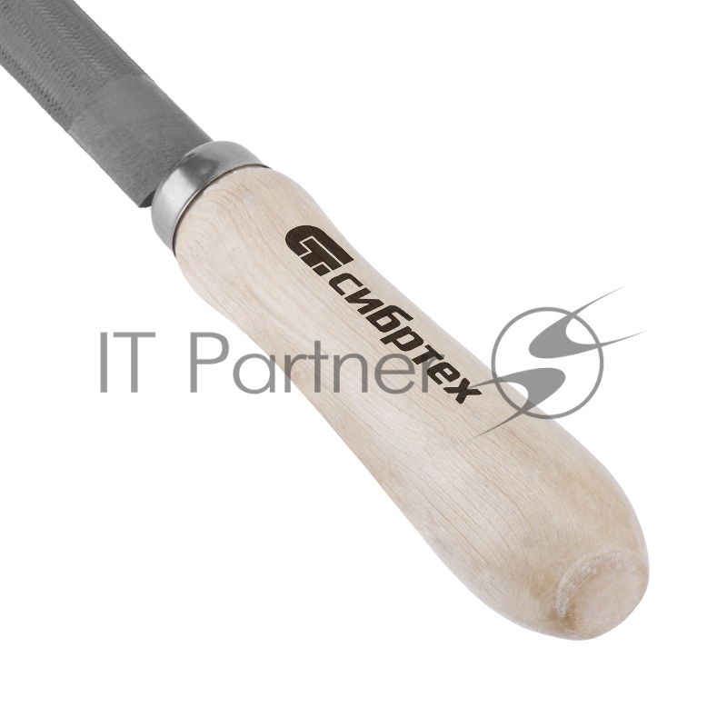 СИБРТЕХ Напильник,150 мм,полукруглый,деревянная ручка//16323