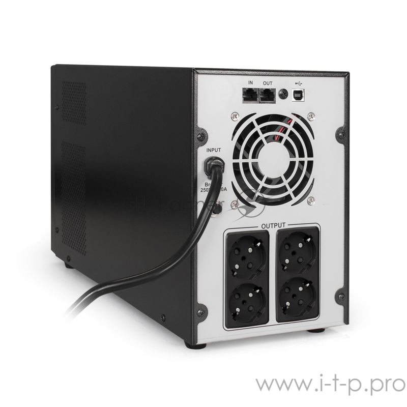 ИБП ExeGate EP287660RUS SpecialPro Smart LLB-3000.LCD.AVR.EURO.RJ.USB <3000VA/1800W, LCD, AVR, 4 евророзетки, RJ45/11, USB, Black>