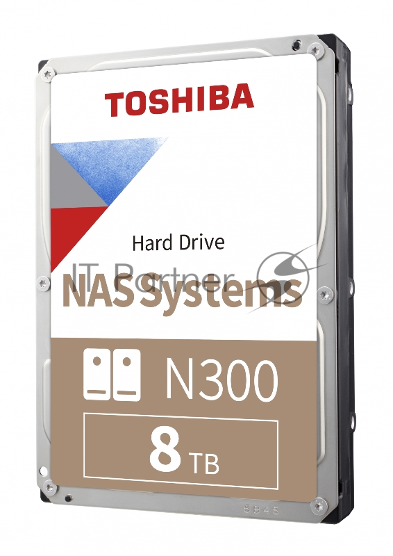 Жесткий диск Toshiba SATA-III 8Tb HDWG480EZSTA N300 (7200rpm) 256Mb 3.5 Rtl