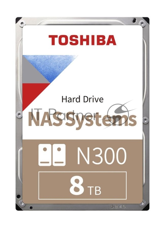 Жесткий диск Toshiba SATA-III 8Tb HDWG480UZSVA N300 (7200rpm) 256Mb 3.5 Bulk