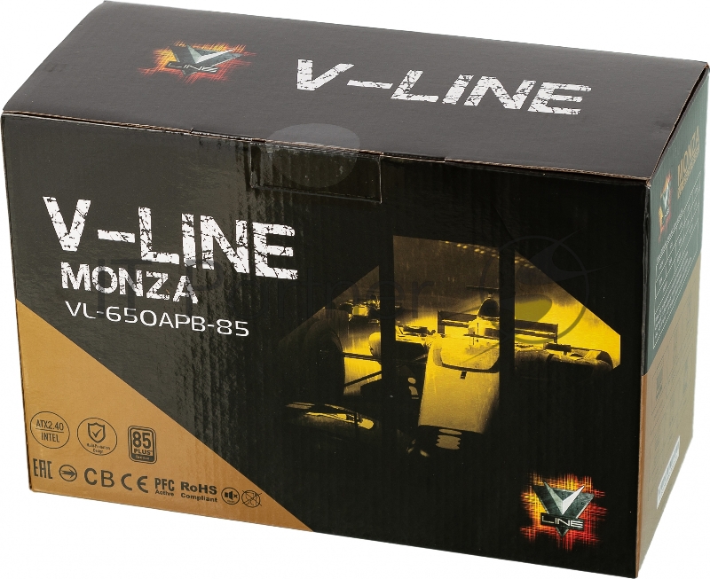 Блок питания Formula ATX 650W MONZA VL-650APB-85 80+ bronze (24+4+4pin) APFC 120mm fan 7xSATA RTL