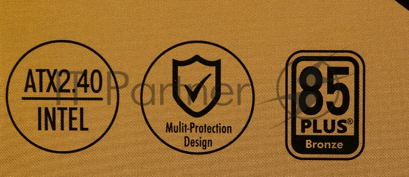 Блок питания Formula ATX 650W MONZA VL-650APB-85 80+ bronze (24+4+4pin) APFC 120mm fan 7xSATA RTL