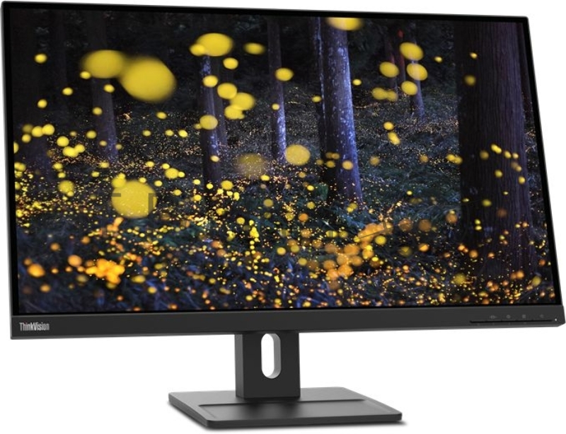 Монитор Lenovo E27q-20 27 16:9 QHD (2560x1440) IPS, 4ms, 1000:1, 300cd/m2, 178/178, 1xHDMI 1.4, 1xDP 1.2, 1xAudio Port (3.5 mm), Speakers, Lift, Pivot, 3YR Exchange