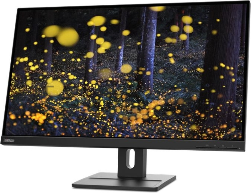 Монитор Lenovo E27q-20 27 16:9 QHD (2560x1440) IPS, 4ms, 1000:1, 300cd/m2, 178/178, 1xHDMI 1.4, 1xDP 1.2, 1xAudio Port (3.5 mm), Speakers, Lift, Pivot, 3YR Exchange