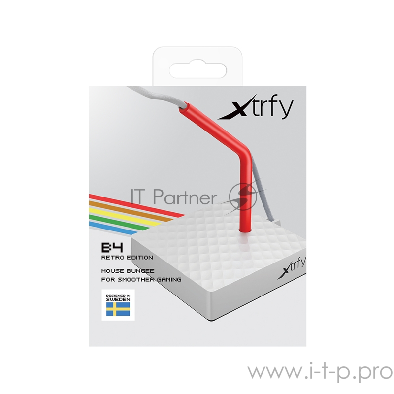 Держатель провода мыши Xtrfy B4 Mouse bungee ретро (8 см х 8 см х 1,9 см, пластик)
