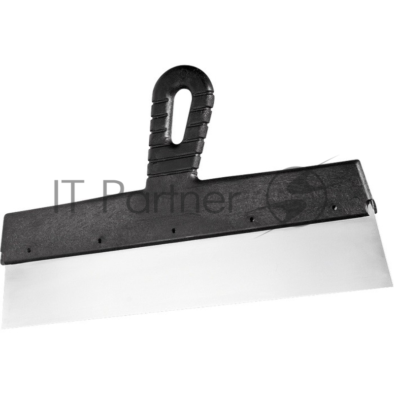 Шпатель СИБРТЕХ фасадный из нержавеющей стали,350 мм,пластмассовая ручка //85446