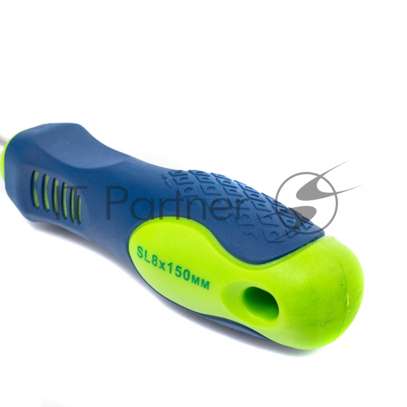 Отвертка СИБРТЕХ , SL8,0 х 150 мм CrV, 2-х компонентная рукоятка 11875