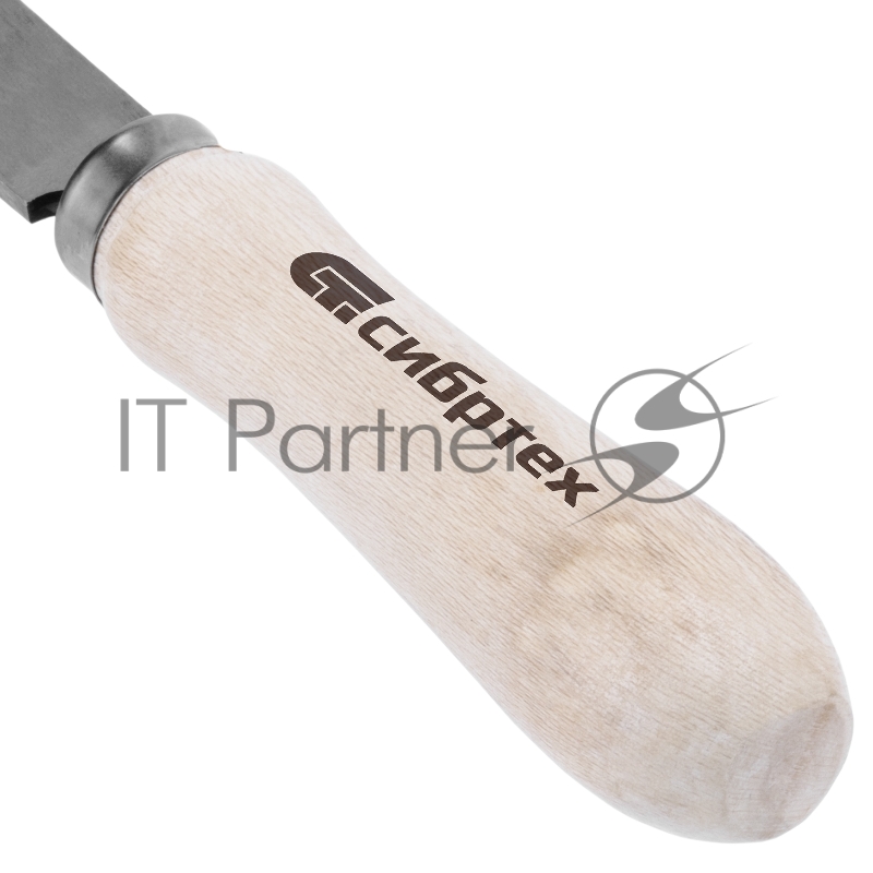 Напильник СИБРТЕХ ,150 мм,плоский,деревянная ручка//16223