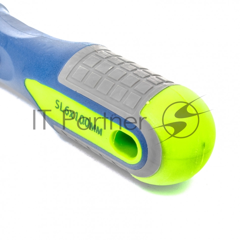 Отвертка СИБРТЕХ , SL6,0x100 мм, CrV, 3-х компонентная рукоятка //Сибртех 11798