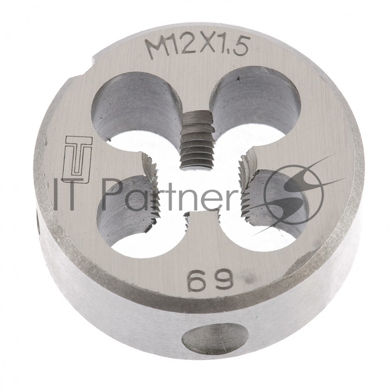 Плашка СИБРТЕХ М12x1,5 мм//77031