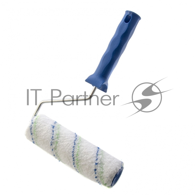 Валик Сибртех Водные краски, 180 мм, ворс 12мм, D - 36 мм, D ручки - 6 мм, полиэстер 80192