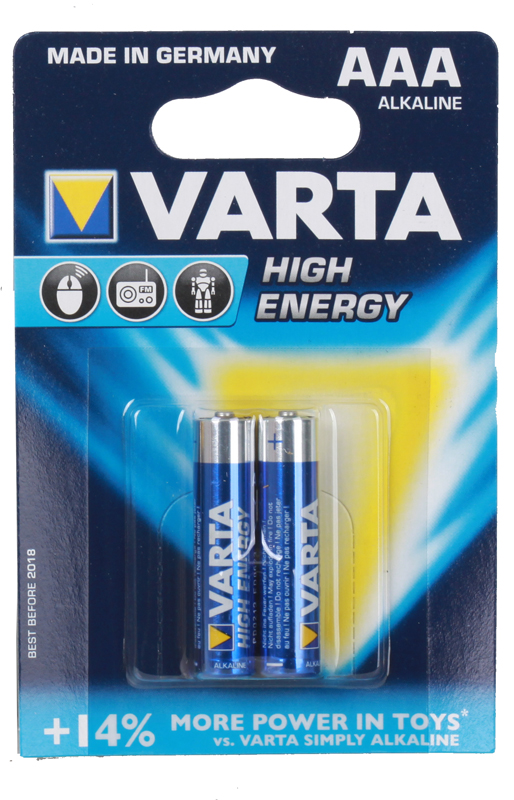 Батарея VARTA HIGH ENERGY AAA (2шт)