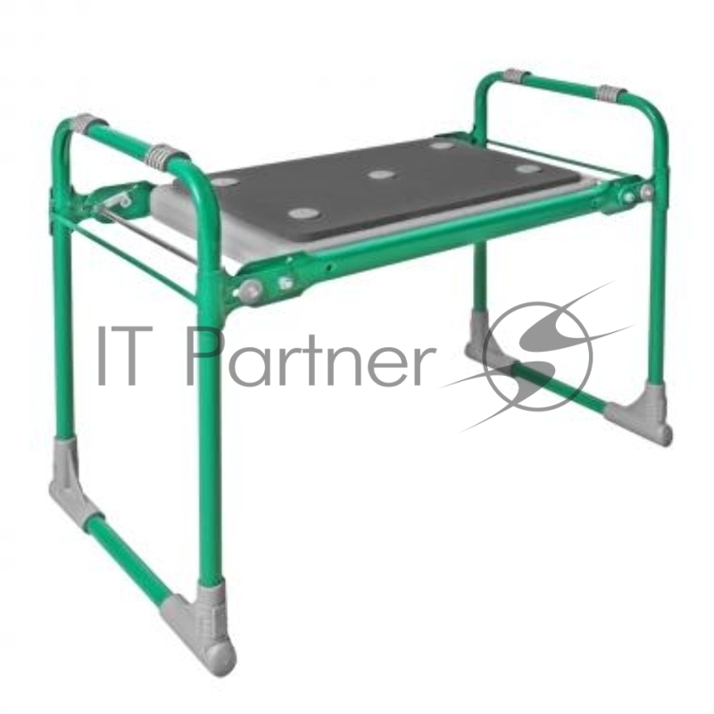 Скамейка садовая с мягким сиденьем НИКА СКМ2 (СКМ2/3 зеленый)