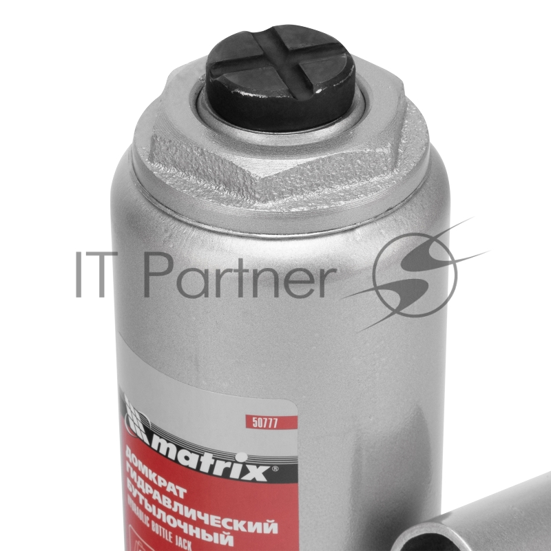 Домкрат гидравлический бутылочный MATRIX, 6 т, h подъема 216–413 мм 50777