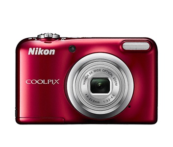 Фотоаппарат Nikon CoolPix A10 красный 16.1Mpix Zoom5x 2.7 720p 17Mb SDXC CCD 1x2.3 IS el 10minF/AA