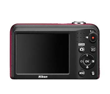 Фотоаппарат Nikon CoolPix A10 красный 16.1Mpix Zoom5x 2.7 720p 17Mb SDXC CCD 1x2.3 IS el 10minF/AA