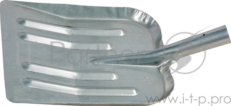 Лопата снеговая СИБРТЕХ 61531 380х370мм без черенка стальная эмалированная