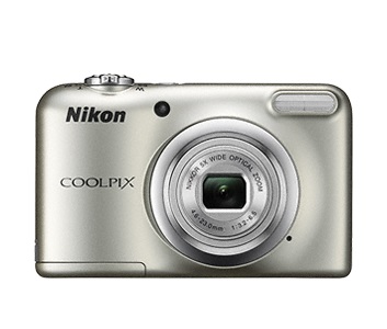 Фотоаппарат Nikon CoolPix A10 серебристый 16.1Mpix Zoom5x 2.7 720p 17Mb SDXC CCD 1x2.3 IS el 10minF